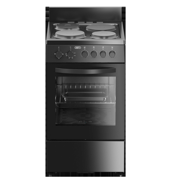 Defy 50cm 4 Plate Compact Stove - Black - Image 2
