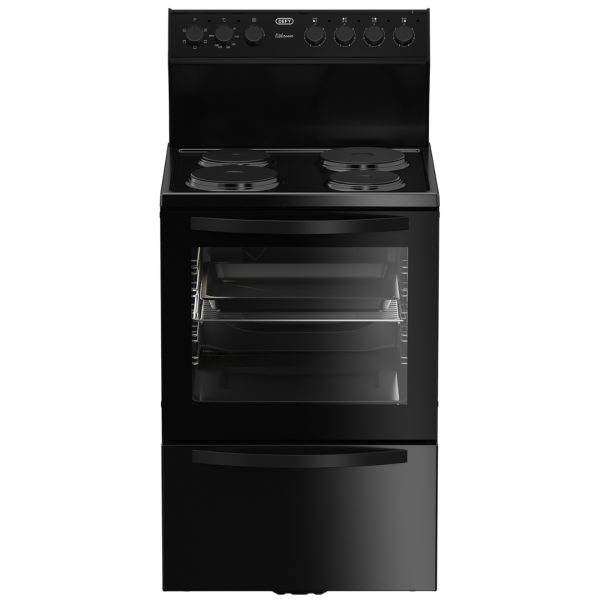 Defy Kitchenaire 60cm 4 Plate Electric Stove - Black - Image 2