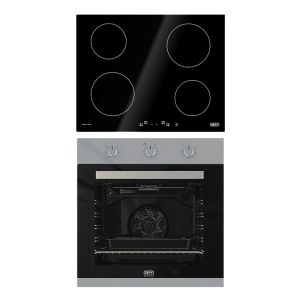 Defy Slimline Bundle - 60cm Multifunction Eye-Level Oven + 60cm Vitroceramic Touch Control Panel Hob