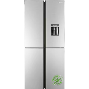Hisense 392L No Frost 4 Door Inox Freezer Fridge with Water Dispenser (*Box Damaged)