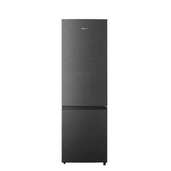 Hisense 271L Inox Bottom Freezer Combi Fridge (*Box Damaged)